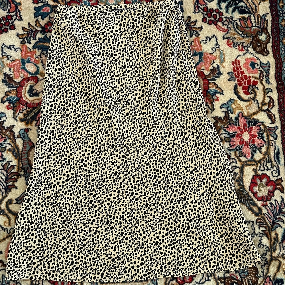 Nasty Gal Leopard Print Skirt